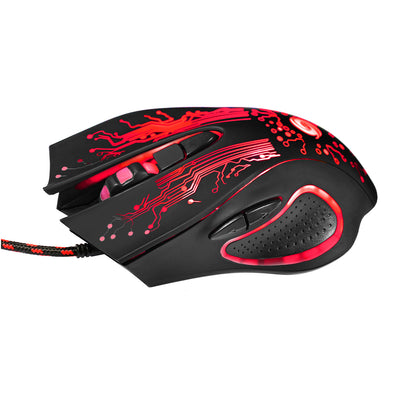 Ratón Gaming USB 5500 DPI con 7 Botones, Retroiluminación LED y Diseño Ergonómico - Image 16