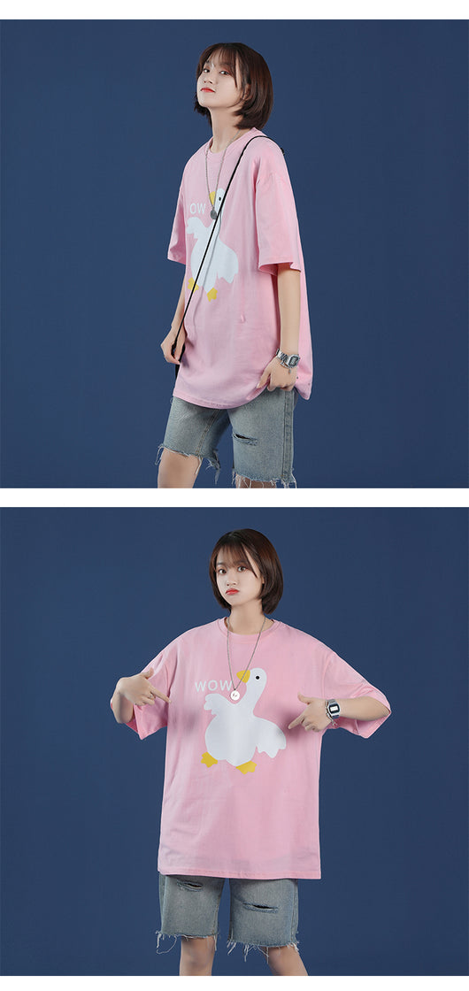 Blusa Suelta Estilo Coreano para Mujer Talla Grande - Diseño Holgado y Versátil - Image 7