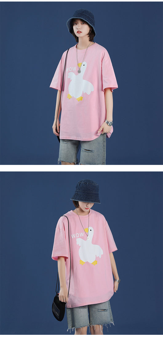 Blusa Suelta Estilo Coreano para Mujer Talla Grande - Diseño Holgado y Versátil - Image 8