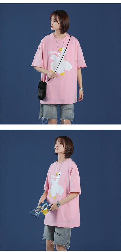 Blusa Suelta Estilo Coreano para Mujer Talla Grande - Diseño Holgado y Versátil - Image 9