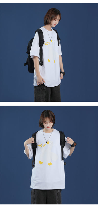 Blusa Suelta Estilo Coreano para Mujer Talla Grande - Diseño Holgado y Versátil - Image 10