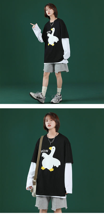 Blusa Suelta Estilo Coreano para Mujer Talla Grande - Diseño Holgado y Versátil - Image 13