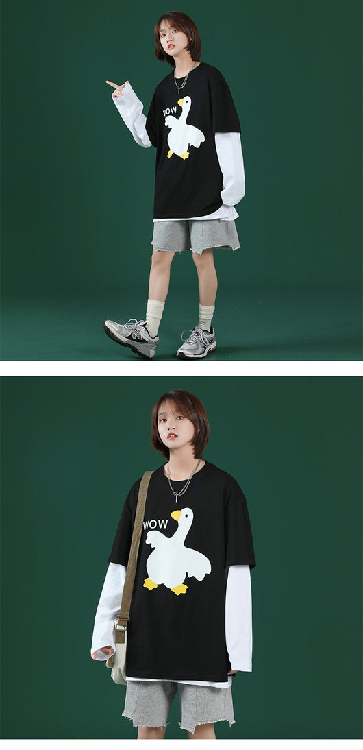 Blusa Suelta Estilo Coreano para Mujer Talla Grande - Diseño Holgado y Versátil - Image 13