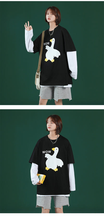 Blusa Suelta Estilo Coreano para Mujer Talla Grande - Diseño Holgado y Versátil - Image 14