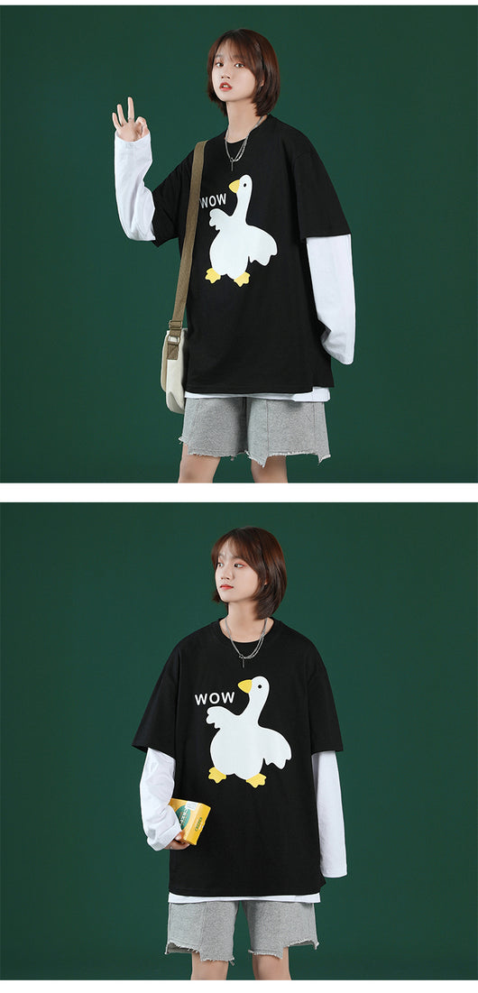 Blusa Suelta Estilo Coreano para Mujer Talla Grande - Diseño Holgado y Versátil - Image 14