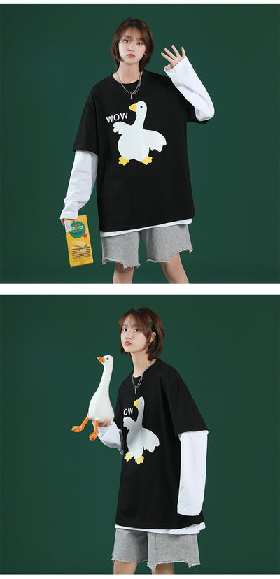 Blusa Suelta Estilo Coreano para Mujer Talla Grande - Diseño Holgado y Versátil - Image 15