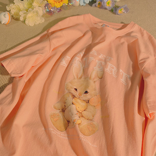 Camiseta Casual Estampado Conejito - Diseño Moderno y Cómodo - Image 18