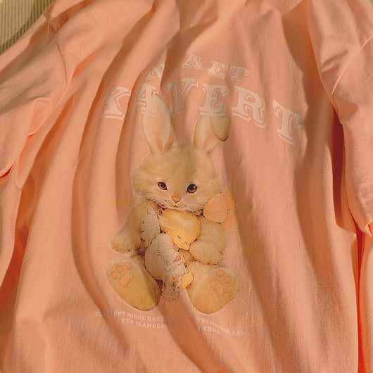 Camiseta Casual Estampado Conejito - Diseño Moderno y Cómodo - Image 19