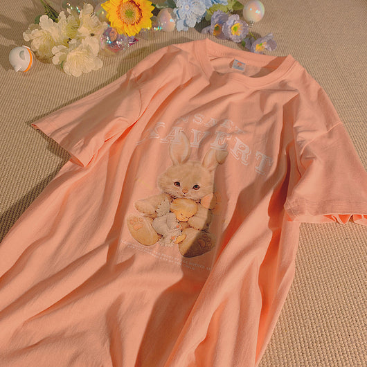 Camiseta Casual Estampado Conejito - Diseño Moderno y Cómodo - Image 23