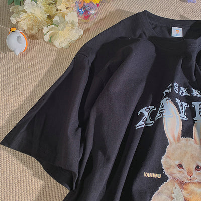 Camiseta Casual Estampado Conejito - Diseño Moderno y Cómodo - Image 27