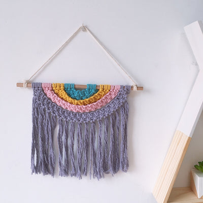 Tapiz Tejido a Mano en Algodón con Borlas Decorativas - Image 10