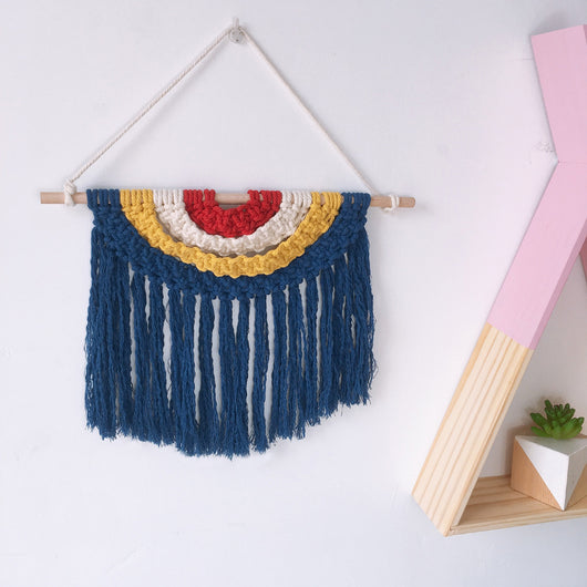 Tapiz Tejido a Mano en Algodón con Borlas Decorativas - Image 13