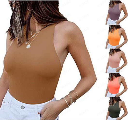 Body Deportivo Mujer Tirantes Espalda Nadadora Cuello Halter - Image 17