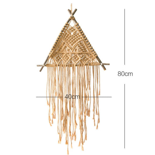 Tapiz de Macramé Nórdico para Pared - Decoración Interior Artesanal - Image 10