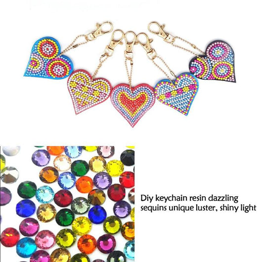 Llavero de Pintura de Diamantes DIY - Joya Personalizada - Image 9