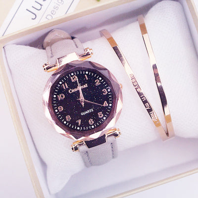 Reloj para Dama Estilo Coreano Casual y Sencillo Cielo Estrellado - Image 12