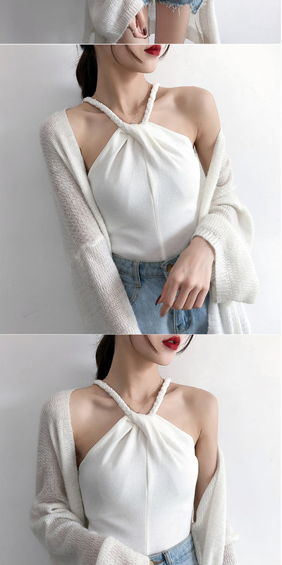 Blusa Tejida Hombro Descubierto para Mujer - Diseño Sexy y Moderno - Image 9