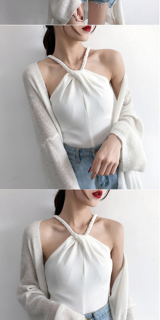 Blusa Tejida Hombro Descubierto para Mujer - Diseño Sexy y Moderno - Image 9