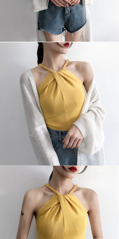 Blusa Tejida Hombro Descubierto para Mujer - Diseño Sexy y Moderno - Image 12