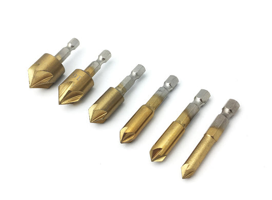 Set de 6 Brocas Escalonadas para Madera con Cuchilla Achaflanadora - Image 8