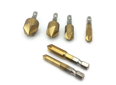 Set de 6 Brocas Escalonadas para Madera con Cuchilla Achaflanadora - Image 9