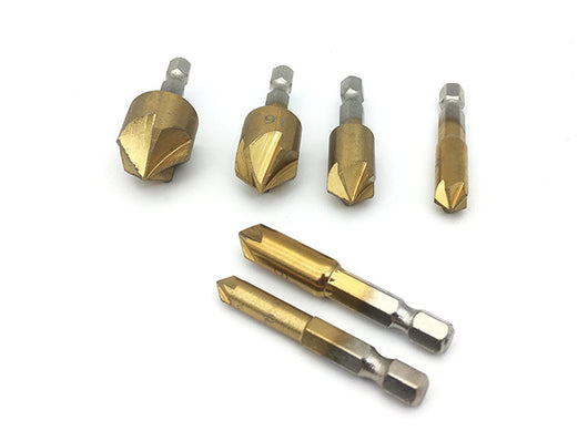 Set de 6 Brocas Escalonadas para Madera con Cuchilla Achaflanadora - Image 9