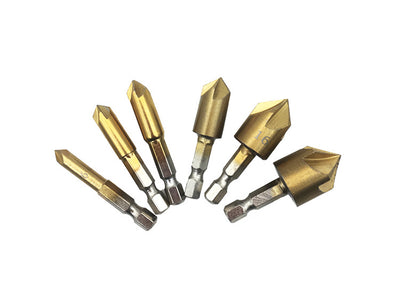 Set de 6 Brocas Escalonadas para Madera con Cuchilla Achaflanadora - Image 10