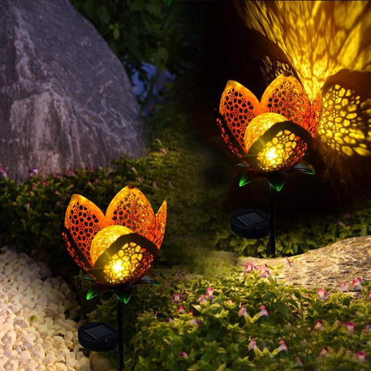Luz Solar Decorativa con Forma de Flor - Image 13