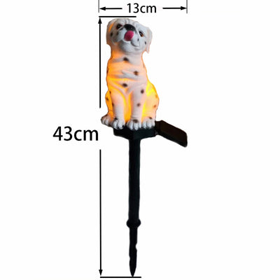 Luz Solar Decorativa con Forma de Perro - Image 12