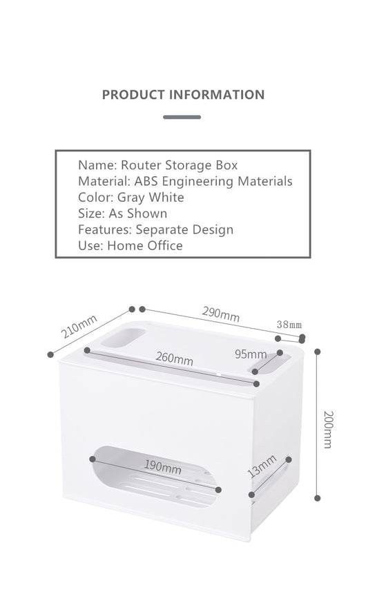 Organizador de almacenamiento para router inalámbrico - Image 15