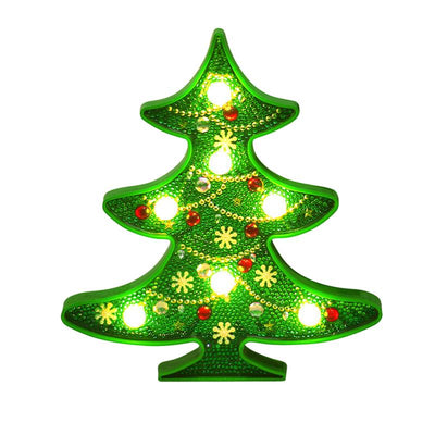 Lámpara LED Decorativa Navideña - Muñeco de Nieve y Árbol DIY - Image 14