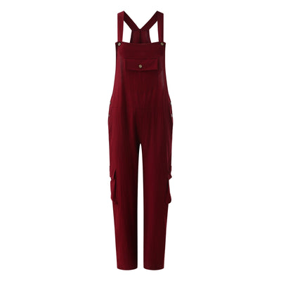 Overol Cargo Multibolsillos para Mujer - Estilo Casual - Image 21