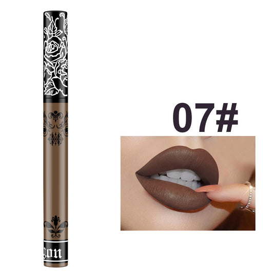Brillo Labial Mate Tatuaje Resistente al Agua Sin Transferencia - Image 23
