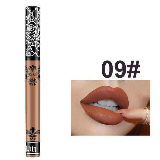 Brillo Labial Mate Tatuaje Resistente al Agua Sin Transferencia - Image 25