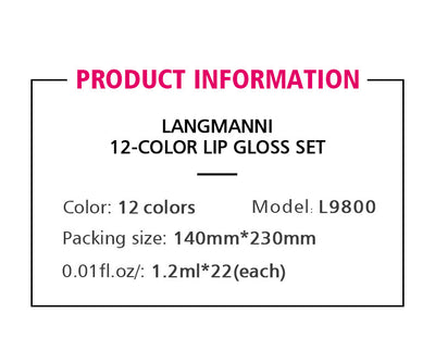 Set de 12 Labiales Mate de Larga Duración en Caja de Regalo - Image 6