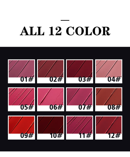Set de 12 Labiales Mate de Larga Duración en Caja de Regalo - Image 8