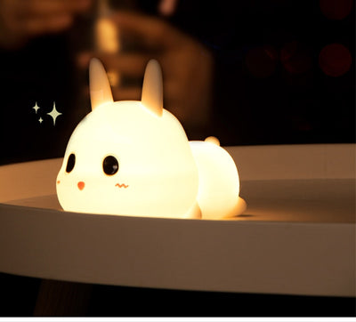 Luz Nocturna Conejo Adorable de Silicona - Image 10