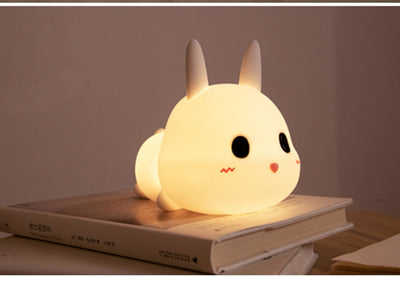 Luz Nocturna Conejo Adorable de Silicona - Image 24