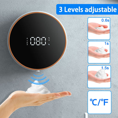 Dispensador de Espuma Antibacterial con Sensor Automático para Pared - Image 6