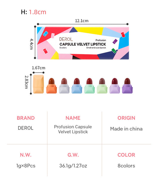 Set de Labiales Mini Mate Star Candy en Cápsula - Image 33
