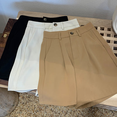 Pantalón Ancho Cintura Alta Beige Verano Casual Holgado - Image 32