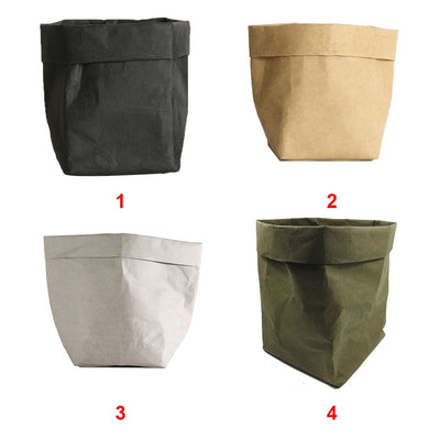 Bolsa de Almacenamiento en Papel Kraft Lavado para Macetas y Suministros - Image 10