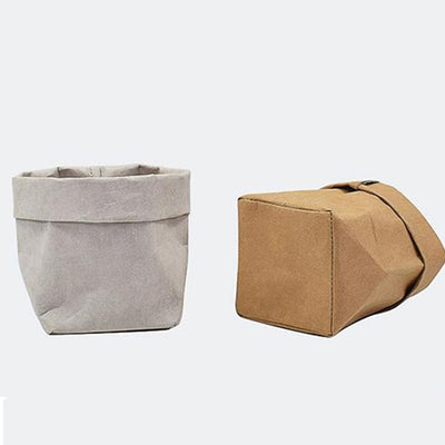 Bolsa de Almacenamiento en Papel Kraft Lavado para Macetas y Suministros - Image 13