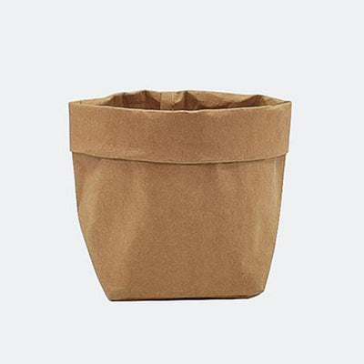 Bolsa de Almacenamiento en Papel Kraft Lavado para Macetas y Suministros - Image 17