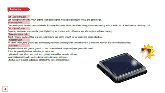 Luz Solar de Jardín para Exteriores - Image 12