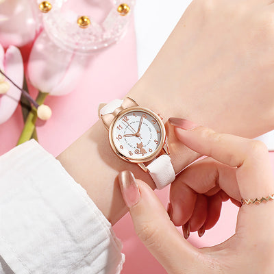 Reloj de Gato Kawaii Luminoso para Estudiantes - Diseño Viral con Correa de Malla - Image 11