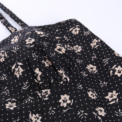 Top Halter Floral Ajustado con Tirantes Finos para Mujer - Image 20