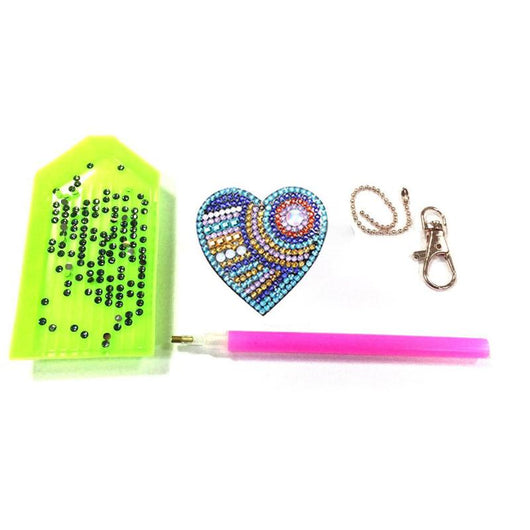 Kit DIY Llavero Navideño con Diamantes de Formas Especiales - Image 9
