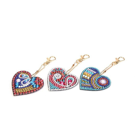 Kit DIY Llavero Navideño con Diamantes de Formas Especiales - Image 12