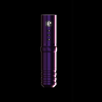 Black wireless tattoo pen with a digital display showing '8' and a battery icon, plus control buttons. - Image 10